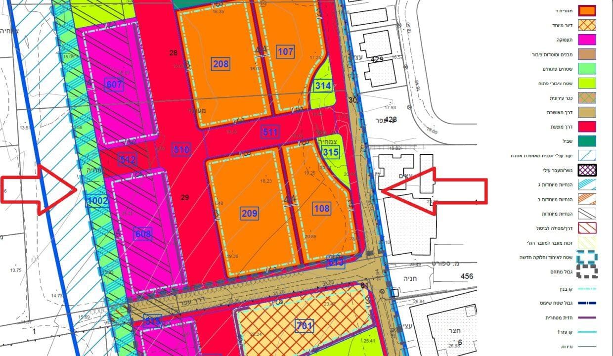 קרקע חקלאית למכירה בבנימינה: 420 מ"ר בתוכנית תמל/1109