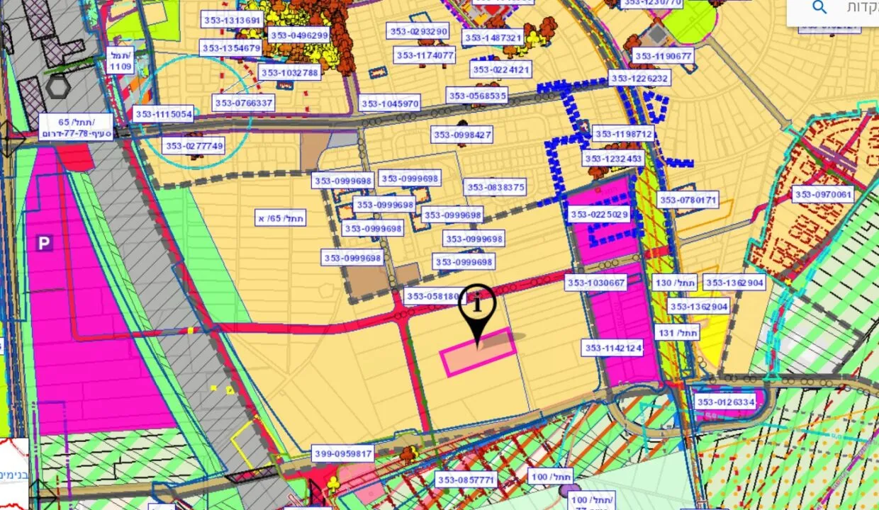 GIS – תוכנית תכנון קרקע חקלאית